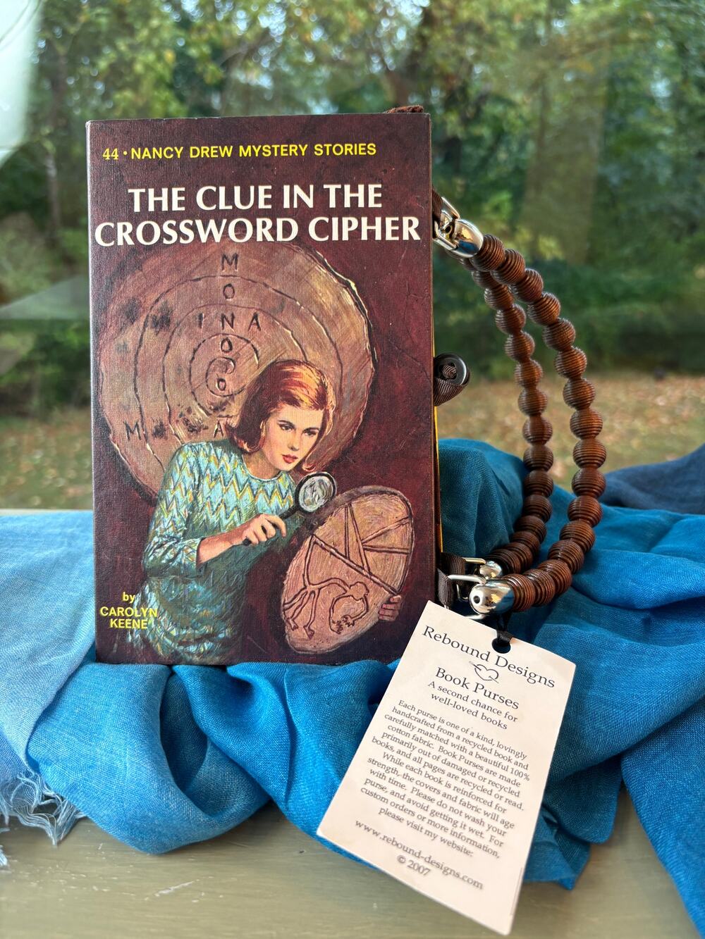 Vintage Nancy Drew Book Upcycled Hardcover Clutch Purch by Rebound Designs